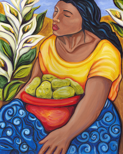 11-Gril-With-Fruit